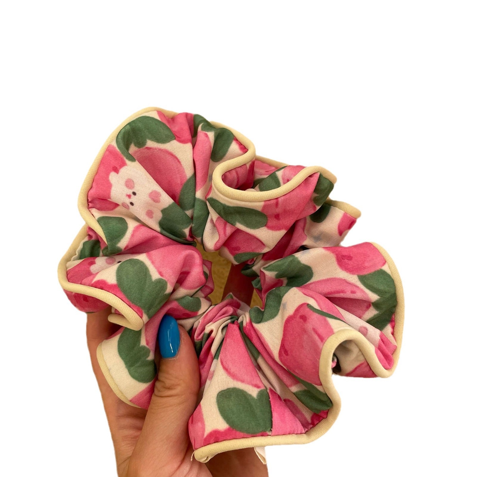 Wholesale Cute cartoon oil painting fabric large hair band